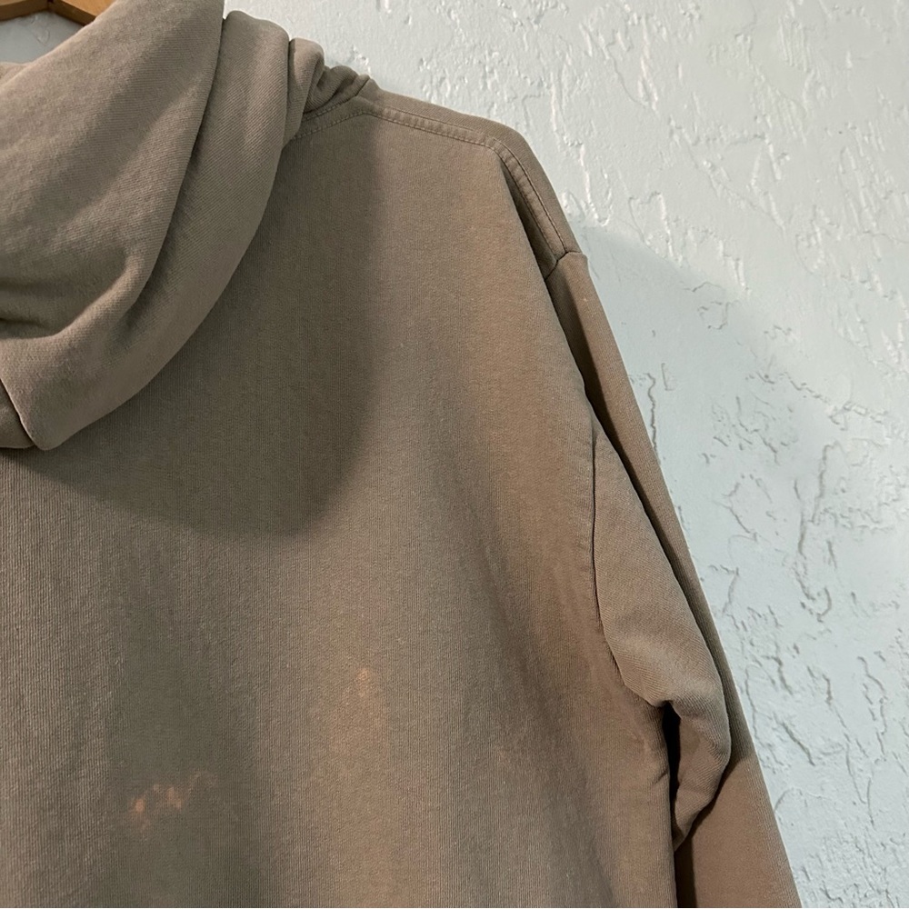 SPORTY & RICH Hoodie Sweatshirt Womens Size Small Neutral Tan - Picture 10 of 11